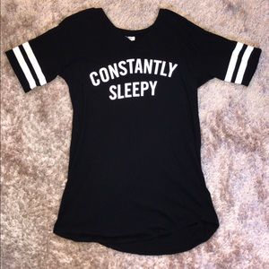 Forever 21 black t shirt dress worn once